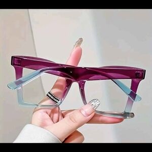 Elegant Purple and Blue Women's Glasses